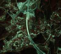 Carte de Nossa Senhora dos Rem�dios limitrophe de la ville de Sert�