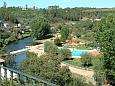 A praia fluvial da Sert� vista do miradouro
